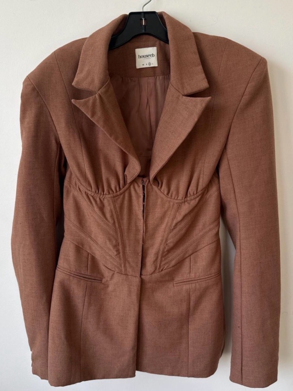 House of CB Rust Brown Tailored Blazer